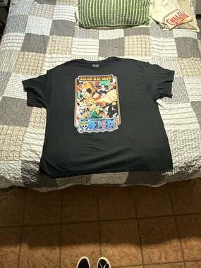 One Piece Straw Hat Crew Graphic T-Shirt Black Men's 3XL